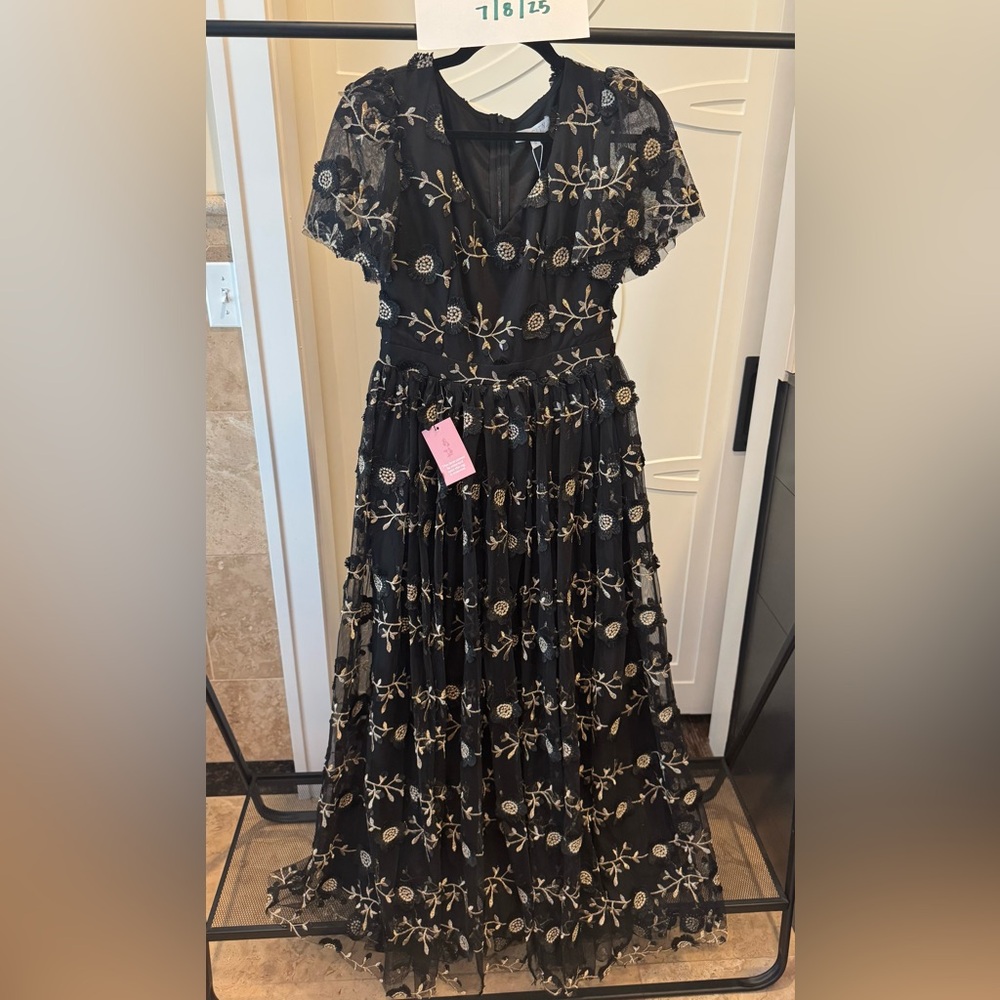 Ivy city co. Athena dress Black Small
